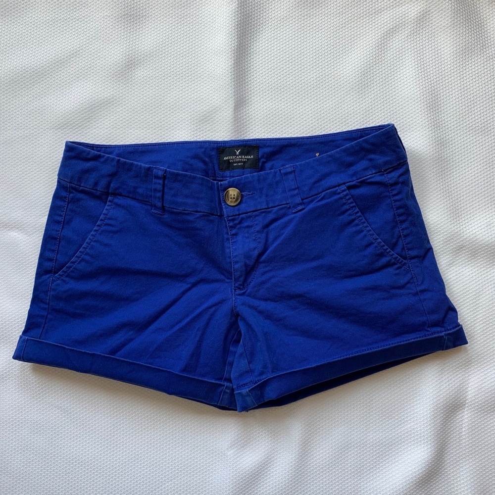 Royal blue American Eagle shorts